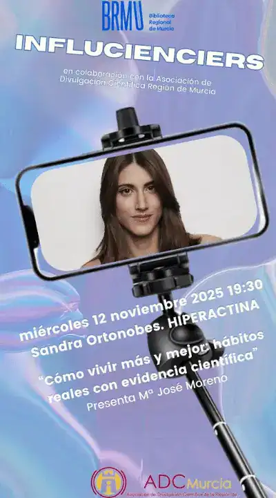 Vuelve ‘Influcienciers’ a la Biblioteca Regional, con ‘La Hiperactina’