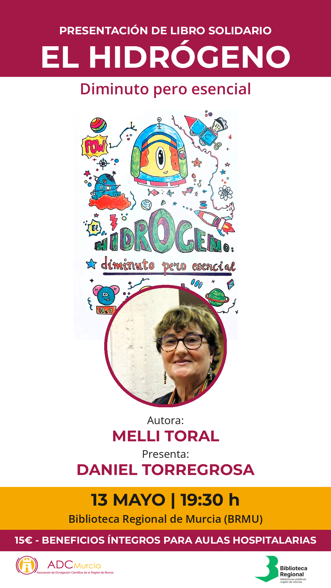 Melli Toral presenta su nuevo libro solidario sobre el Hidrógeno